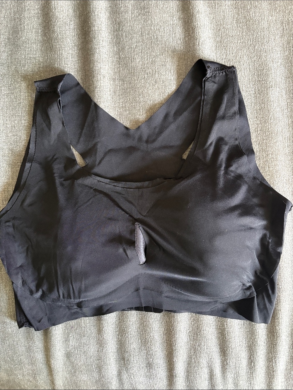 Supportive Posture-Enhancing Wireless Bra in Nude